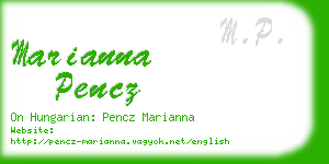 marianna pencz business card